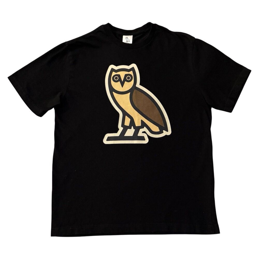 OVO OG Bubble Owl T‑Shirt Black Men’s Small Brown Graphic Canada Made Drake